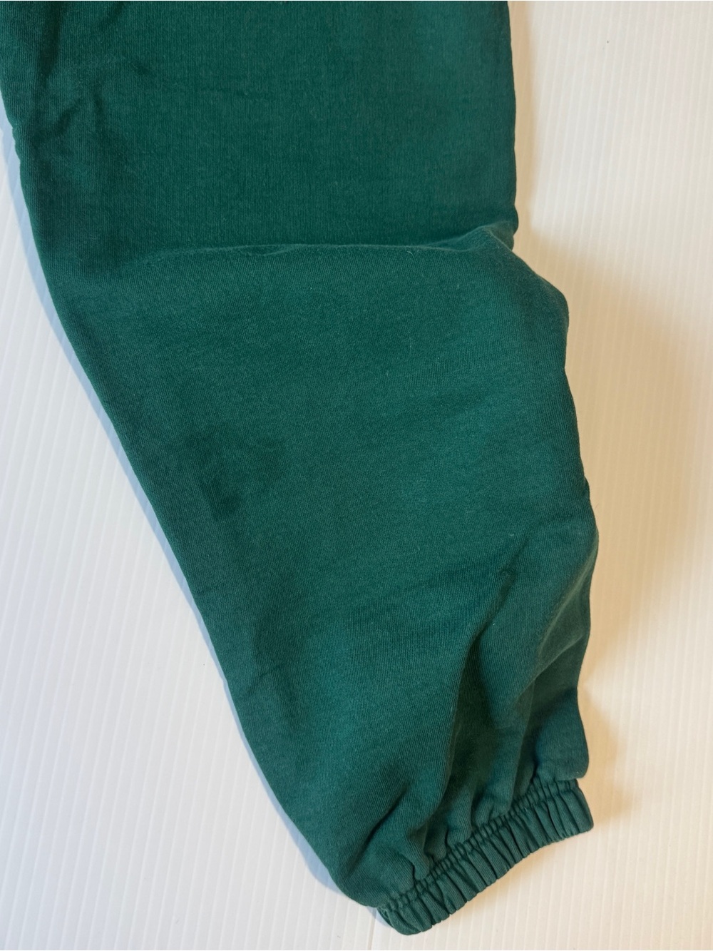 Aritzia TNA Cozy Fleece Forest Green XXS Jogger Sweatpants Athleisure Y2K - Picture 5 of 7